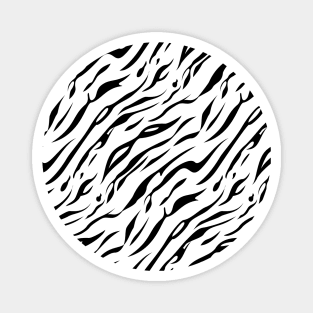 tiger striped pattern Magnet